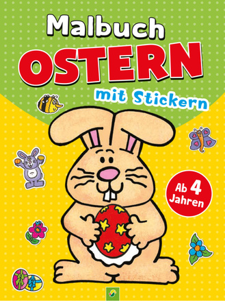 Malbuch Ostern mit Stickern Cover des Buches „Malbuch Ostern mit Stickern“