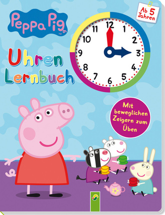 Peppa Pig - Uhrenlernbuch Cover des Buches „Peppa Pig - Uhrenlernbuch“