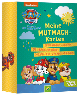 Cover des Buches „PAW Patrol Meine Mutmach-Karten Ab 4 Jahren“