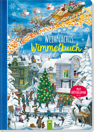 Cover des Buches „Weihnachtswimmelbuch“