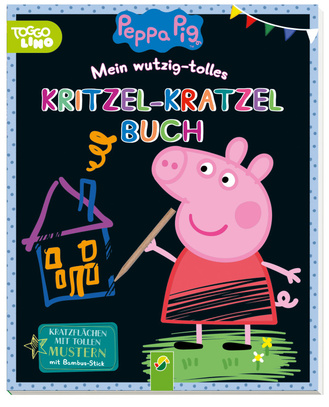 Peppa Pig - Mein wutzig-tolles Kritzel-Kratzel-Buch Cover des Buches „Peppa Pig - Mein wutzig-tolles Kritzel-Kratzel-Buch“