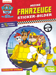 Cover des Buches „PAW Patrol: Meine Fahrzeuge Sticker-Bilder“
