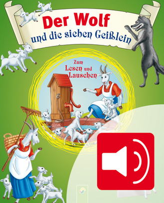 Cover des Buches „Der Wolf und die sieben Geißlein“