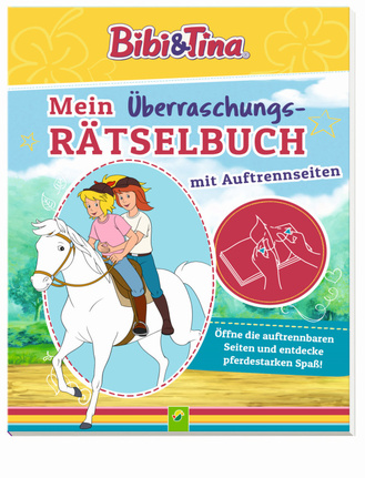 Bibi & Tina - Mein Überraschungs-Rätselbuch Cover des Buches „Bibi & Tina - Mein Überraschungs-Rätselbuch“