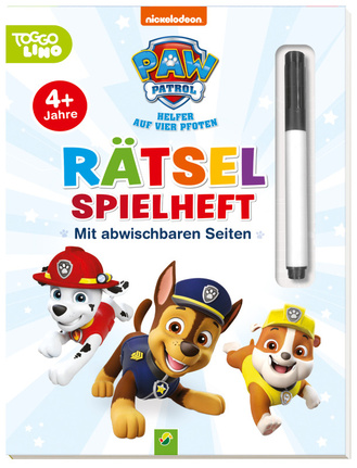 Cover des Buches „PAW Patrol - Rätselspielheft“