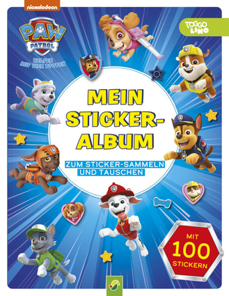PAW Patrol Mein Stickeralbum Cover des Buches „PAW Patrol Mein Stickeralbum“
