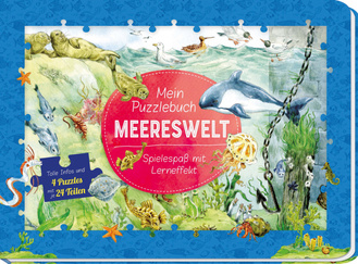 Cover des Buches „Mein Puzzlebuch - Meereswelt“