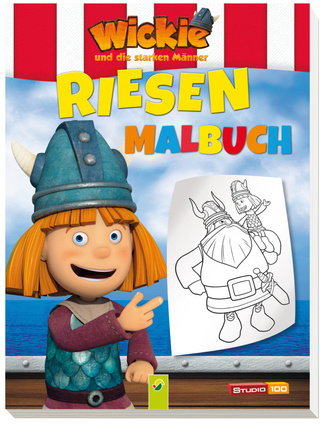 Wickie Riesenmalbuch Cover des Buches „Wickie Riesenmalbuch“