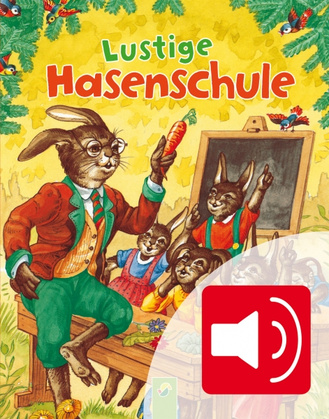Cover des Buches „Lustige Hasenschule“