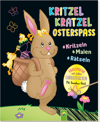 Cover des Buches „Kritzel-Kratzel-Osterspaß“