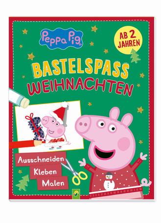 Peppa Pig - Bastelspaß Weihnachten Cover des Buches „Peppa Pig - Bastelspaß Weihnachten“