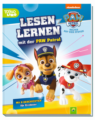 Cover des Buches „Lesen lernen mit der PAW Patrol“