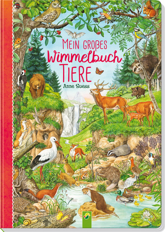 Cover des Buches „Mein großes Wimmelbuch Tiere“