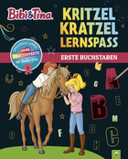 Cover des Buches „Bibi & Tina Kritzel-Kratzel-Lernspaß: Erste Buchstaben“