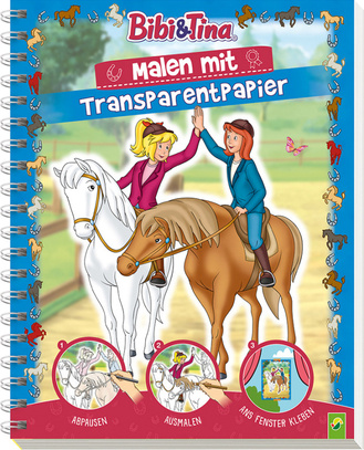 Bibi & Tina - Malen mit Transparentpapier Cover des Buches „Bibi & Tina - Malen mit Transparentpapier“