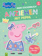 Peppa Pig Mein Stickerbuch Anziehen mit Peppa Cover des Buches „Peppa Pig Mein Stickerbuch Anziehen mit Peppa“