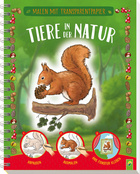 Cover des Buches „Malen mit Transparentpapier - Tiere in der Natur“