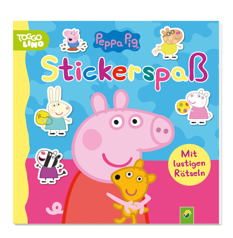 peppa pig  stickerspaß  schwager  steinlein verlag gmbh